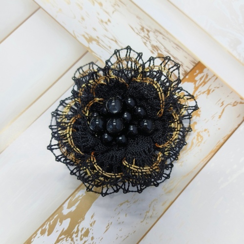 Брошь цветок арт.3.2.09-01