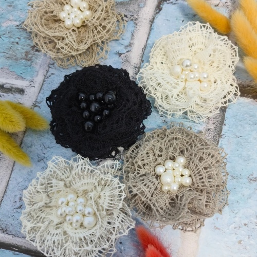 Брошь цветок арт.3.2.09-01