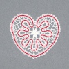 Сердечко арт.3.9.02-04_белый с красным