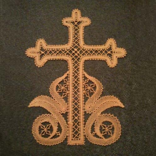 Крест с вензелями арт.3.9.06-03